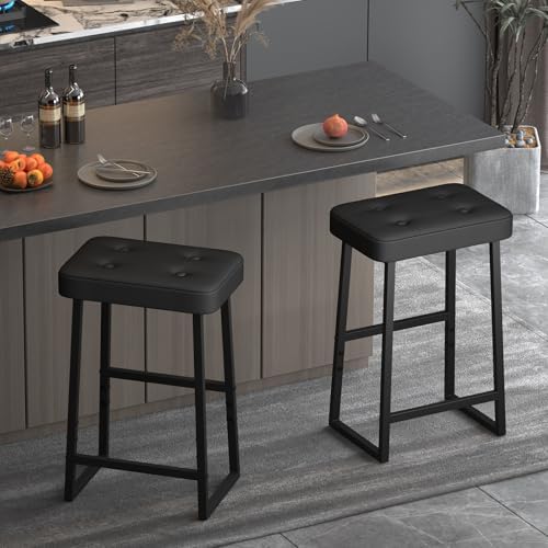 Bar Stool, Counter Height Bar stools, Modern Kitchen Island Chairs, Synthetic...