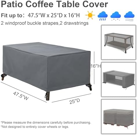 Patio Furniture Covers,Outdoor Furniture Cover Waterproof,Patio Furniture Set...