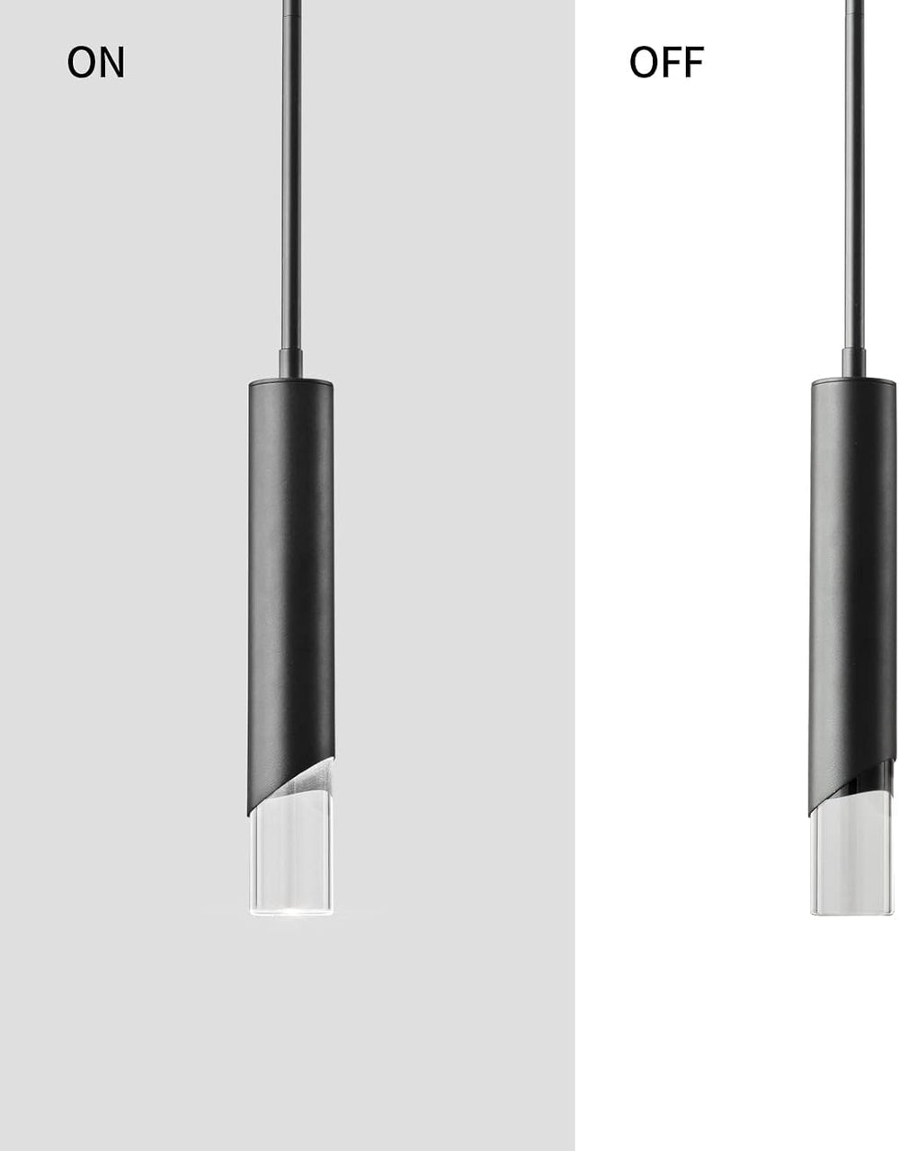 Modern Pendent Lights in Kitchen, Black Mini Pendant Light Bedroom Bedside Ta...