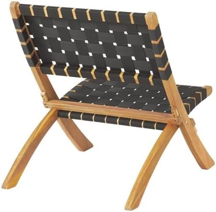 Barre 3PC Acacia Wood Outdoor Bistro Set Two Folding Chairs and 14 in. Table ...