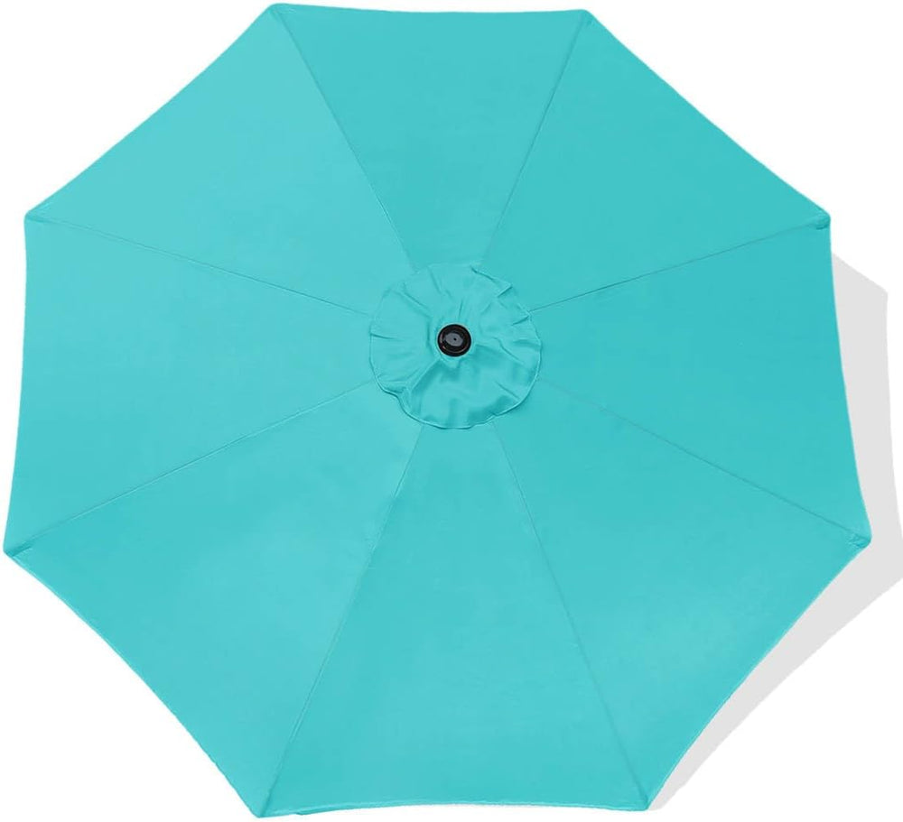 ontheway 11FT Patio Umbrella Enhanced Replacement Canopy Market Table 8 Ribs ...