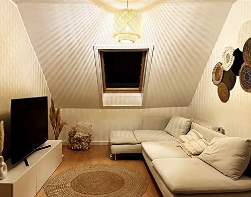 Plug in Pendant Light Rattan Hanging Lights with Plug in Cord Bamboo Hanging ...