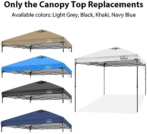 10x10 Replacement Top Pop Up Canopy Tent Cover Roof with Air Vent-Top Only