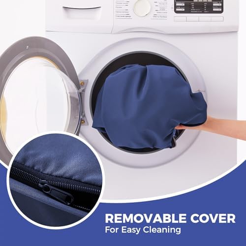 IPYNBAP Outdoor Bench Cushion Waterproof, 59x18x3 Inch, Navy Blue