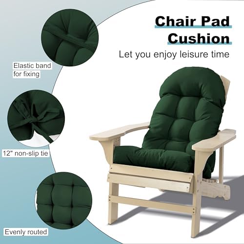 Adirondack Chair Cushion, Rocking Chair Cushion 44x19.4x4 inch, High Back Pat...