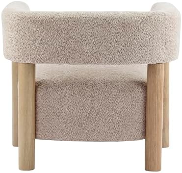 Christopher Knight Home Carly Low Profile Accent Chair, Round Backrest Side C...