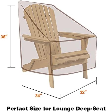 Vailge Patio Adirondack Chair Covers & Outdoor Furniture Covers Waterproof