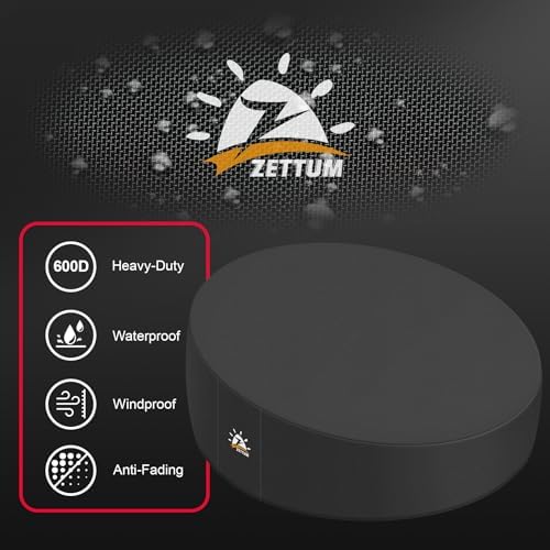 Zettum Outdoor Daybed Cover 92 Inch - 600D Patio Round Sofa Cover Waterproof ...