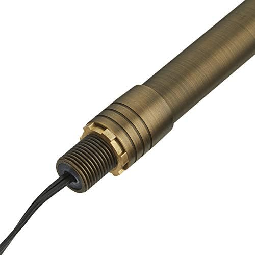 VOLT Max Spread 12V Solid Brass Path Light (25" Tall, 9" Shade), Br...