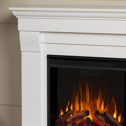 Real Flame Chateau 41” Electric Fireplace with Mantel for Living Room or Bedr...