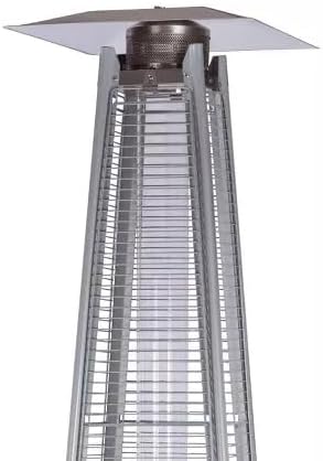 Patio Heater Glass Tube Replacement, 49.5 x 4" Replacement Parts with Ri...
