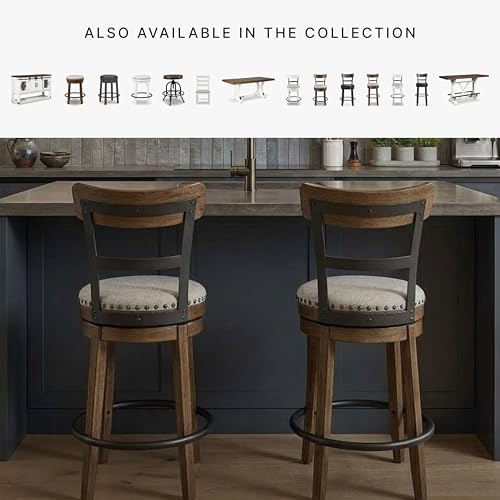 Signature Design by Ashley Valebeck Counter Height Bar Stool, Brown