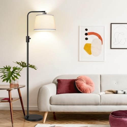Nintiue 【Upgraded】 Dimmable Floor Lamp, 1000 Lumens LED Bulb Included, Arc Fl...