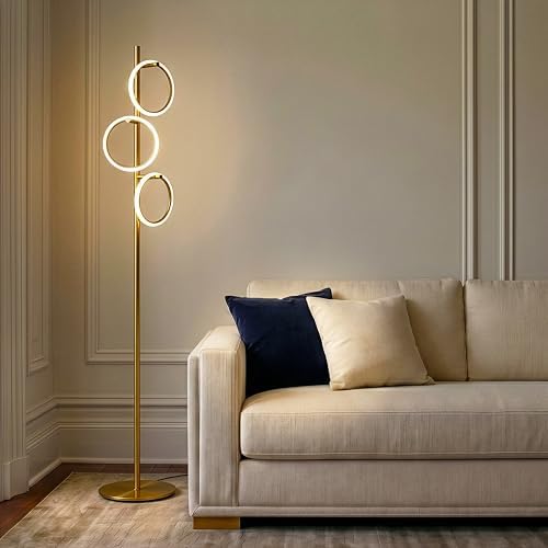 Brightech Saturn Floor Lamp, Great Living Room Decor, Tall Contemporary Stand...