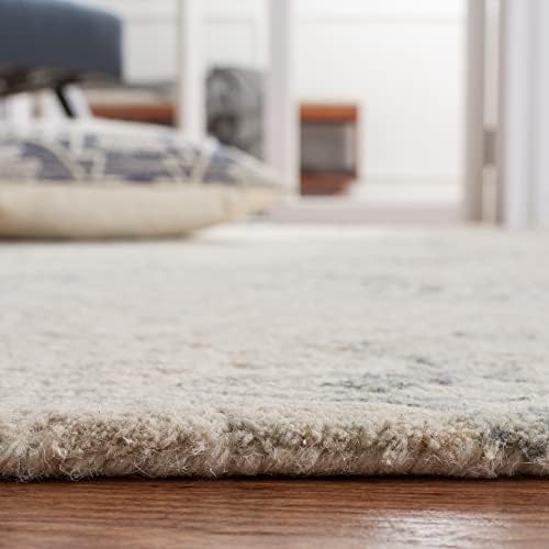 SAFAVIEH Micro-Loop Collection 10' x 14' CharcoalIvory MLP539H Handma...