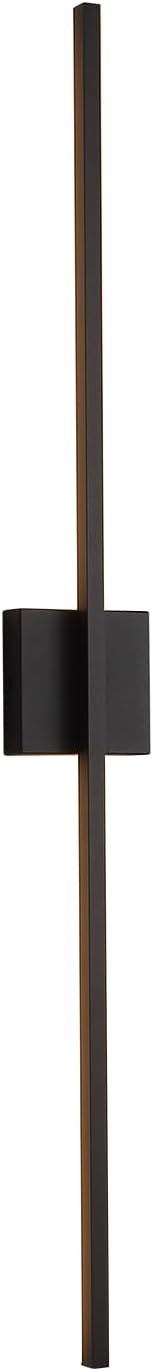 Black Wall Sconces Set of Two LED Dimmable Sconces Wall Lighting