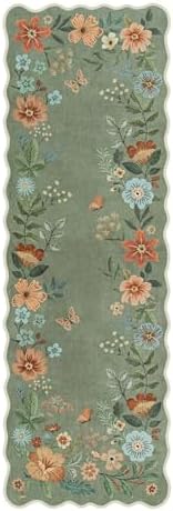 Lahome Floral Runners for Hallways Non Slip, 2X6 Washable Kitchen Runner