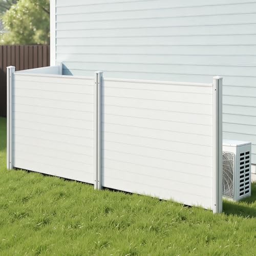 VEVOR Outdoor Privacy Screen 50in W x 50in H 3-Panel Air Conditioner Fence