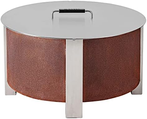 Breeo X Series Lid 24 - Stainless Steel Fire Pit Cover & Firepit Lid