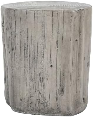 Christopher Knight Home Pawn 17" H MGO Outdoor Side Table with Tree-Stum...