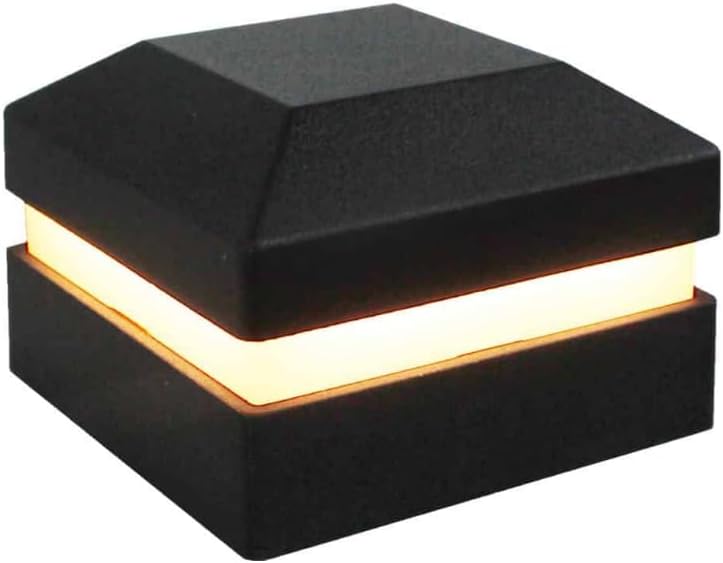 Tru-Scapes® 2.5” Aluminum LED Low Voltage Deck & Fence Post Cap Light (Bl...