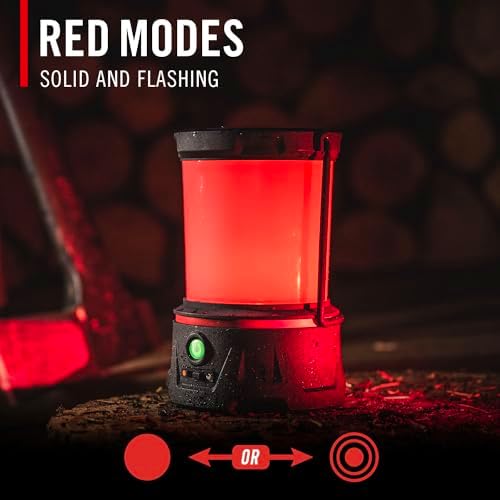 COAST EAL40R 2500 Lumen Rechargeable Emergency Camping Lantern with Red Flash...