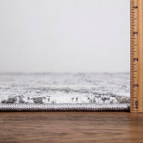 Keen Home Design Abstract Non-Shedding Area Rug, Soft Thick Pile, 5x8