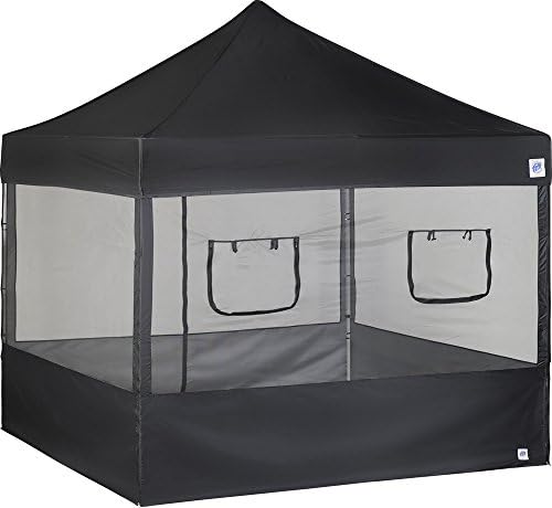 E-Z UP Food Booth Sidewall Kit, Set of 4, Fits 10x10 Straight Leg Canopy Tent...