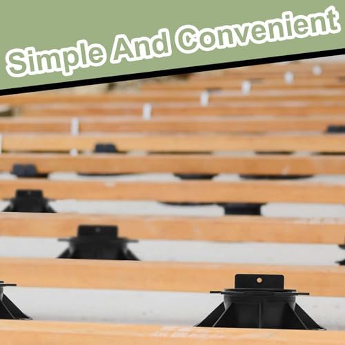 10 Pack Adjustable Plastic Pedestal Paver,Floor Slate Support Floor Lift,Deck...