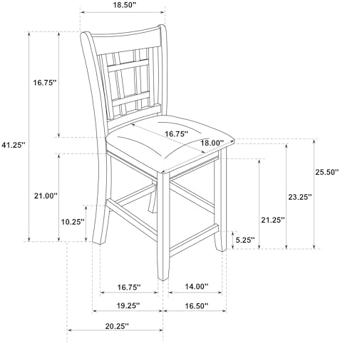 Coaster Home Furnishings - LAVON - 5-Piece Counter Height Dining Set - Oval E...