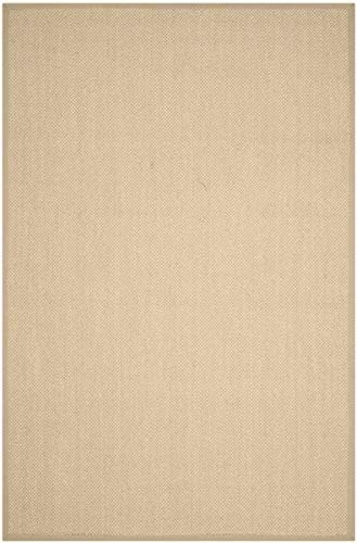 SAFAVIEH Area Rug 6x9 - Natural Fiber Collection - Maize & Linen Color, S...