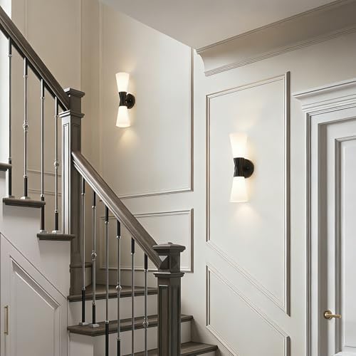 Wall Sconces Set of 2 for Bathroom, Modern Indoor Vanity Light Fixtures 15&qu...