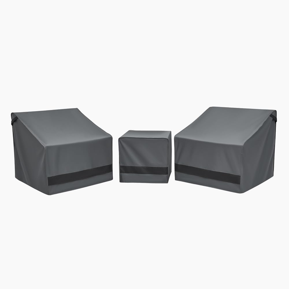 Loriano Patio Furniture Covers Set, 3 Piece Outdoor Furniture Cover Waterproo...