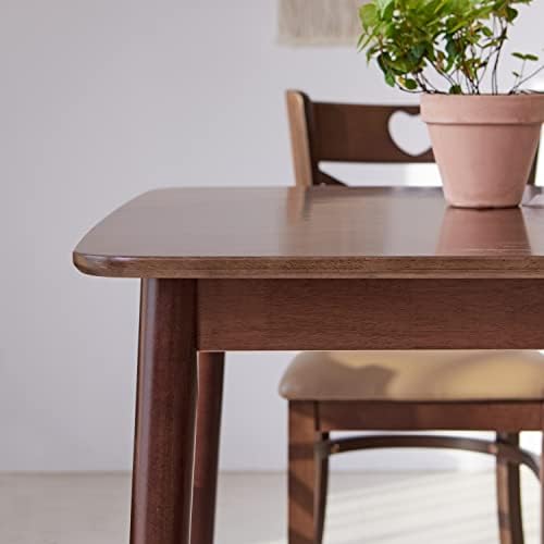 Livinia Aslan 47" Malaysian Oak Rectangular Wooden Dining Table/Solid Wo...