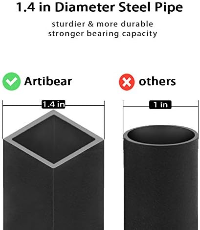 8ft Outdoor Firewood Rack, Upgraded Heavy Duty Logs Stand Stacker Holder for ...