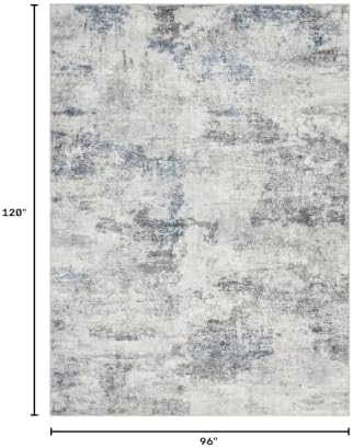 DMOYEST 8x10 Area Rug for Living Room Washable Abstract Indoor Carpet