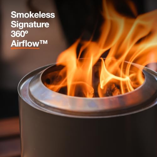 Solo Stove Mesa XL, 7 Inch Tabletop Fire Pit with Stand - Smokeless, Stainles...