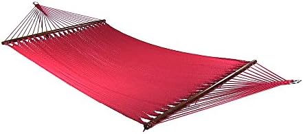 Sunnydaze 75" x 55" Bed, Heavy-Duty Double Rope Hammock for Outside...
