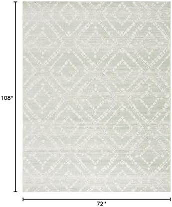 SAFAVIEH Adirondack Collection Area Rug - 6' x 9', Green & Ivory,...