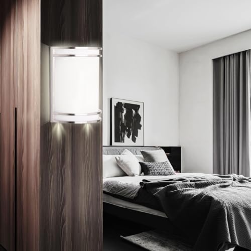 Indoor Wall Sconce, Half Cylinder Wall Light Fixture, 3000K 4000K 5000K Color...