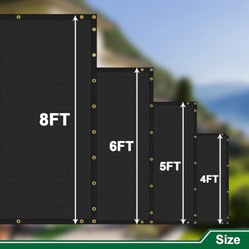 Privacy Fence Screen 6'x40' Outdoor Mesh Fencing Panels Temporary Fen...