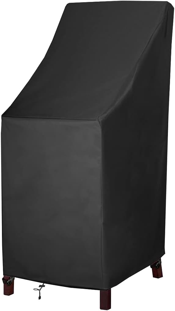 Stackable Patio Chair Covers, High Back Outdoor Chair Covers, 600D Heavy Duty...