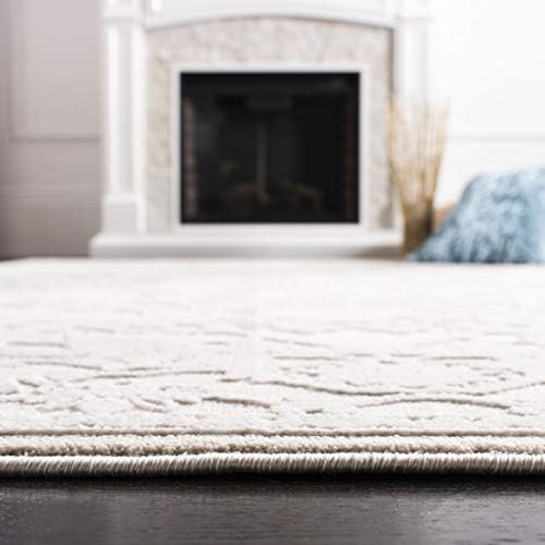 SAFAVIEH Area Rug 12x18 - Reflection Collection - Large - Cream & Ivory, ...