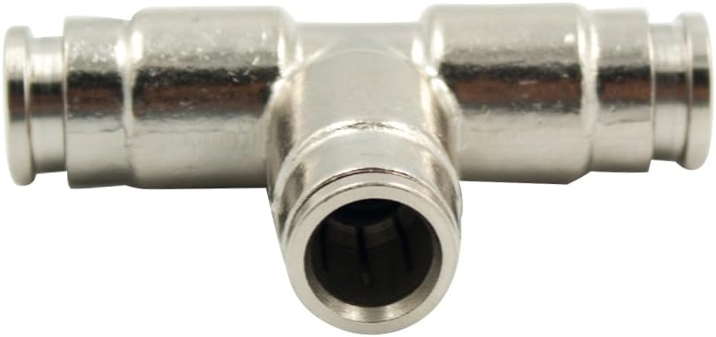10pcs Nickel Plated Brass Push to Connect Fitting for High Pressure Mist Cool...