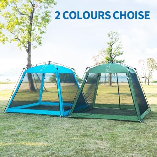 Pop Up Screen House Gazebo 8.2'x8.2'x75'' – Instant Portable ...