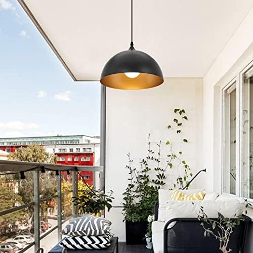 Industrial Pendant Light Fixtures,11.8" Black Dome Pendant Lights,Adjust...
