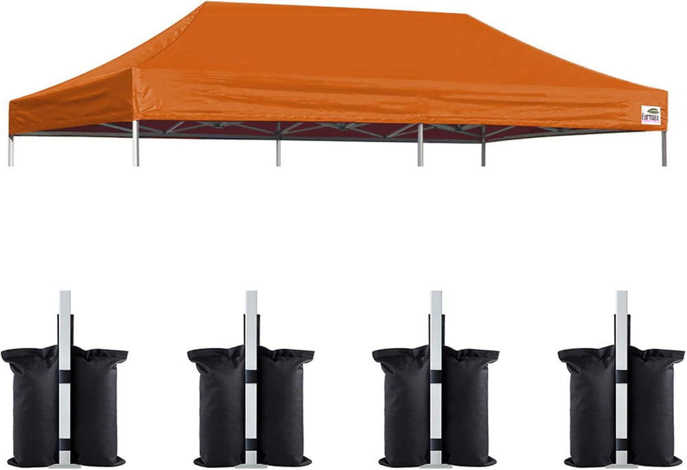 Eurmax USA 10x20 Pop Up Canopy Replacement Top,Universal Instant Canopy Cover...