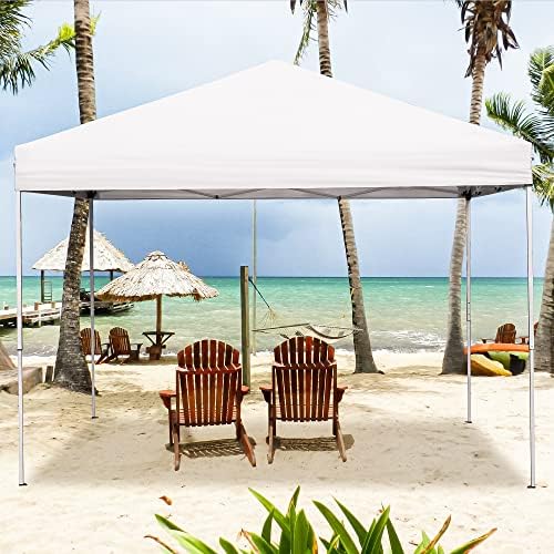 ZENY 10x10 Pop Up Canopy Tent Easy Set-up Outdoor Patio Canopy Adjustable Str...