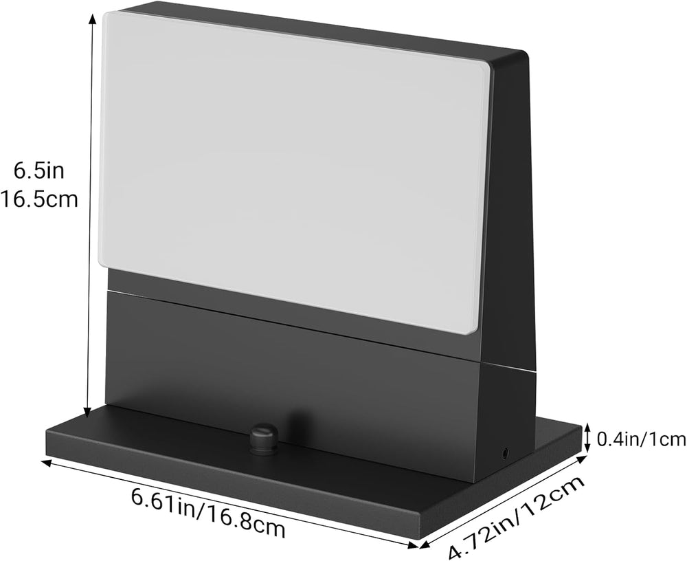 Tipace Outdoor Wall-Porch-Light,Modern Exterior LED Wall Sconce,24W-Led Black...