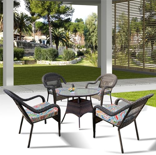 JMGBird Outside Chair Cushions Outdoor Cushions for Chairs
